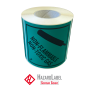Preview: Hazard Label Class 2.2, 10x10 cm, Paperlabel, NON-FLAMMABLE NON-TOXIC GAS